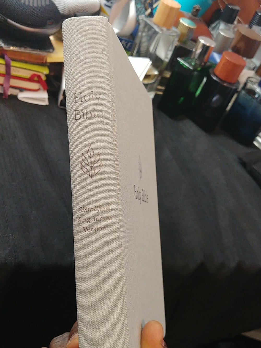 Holy Bible Simplified King James Version - Light Gray Linen Hardcover